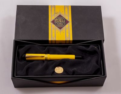 עט נובע Parker Duofold, Mandarin Yellow, מהדורה ממוספרת. עט נובע Parker Duofold, צבע Mandarin 