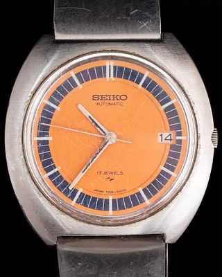 שעון יד, Seiko UFO. שעון יד אוטומטי לגבר, Seiko UFO. תאריכון. רפרנס: 7005-8150. הקופסה ממוספרת 