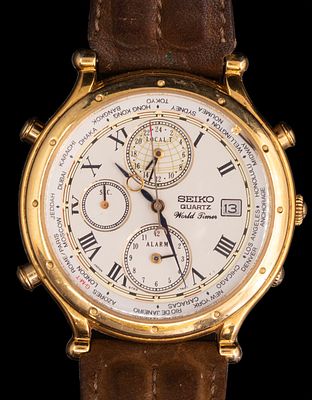 שעון יד, Seiko Age of Discovery. שעון יד לגבר, Seiko Age of Discovery, כרונוגרף. מנגנון קוורץ. 