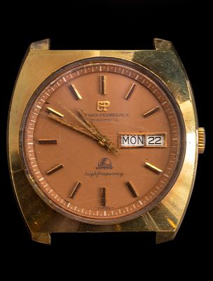 שעון יד, Girard Perregaux Gyromatic. שעון יד אוטומטי לגבר, Girard Perregaux Gyromatic, כרונומטר. 