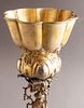 German Silver Goblet. German silver lidded goblet. Decorated with reliefs and lion heads. The Image - 5