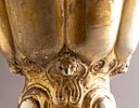 German Silver Goblet. German silver lidded goblet. Decorated with reliefs and lion heads. The Image - 9