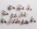 Silver Miniatures. Lot of 10 silver miniatures. Total weight: 65g.Image - 1