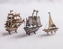 Silver Miniatures. Lot of 6 silver miniatures. Total weight: 86g.Image - 1