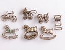 Silver Miniatures. Lot of 7 silver miniatures. Total weight: 80g.Image - 2