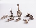 Silver Miniatures. Lot of 8 silver miniatures. Total weight: 92g.Image - 1