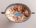 Viennese Enameled Silver Tazza. Viennese silver tazza, from the second half of the 19th century. Image - 1