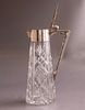 German Silver & Crystal Pitcher, Posen. Early 20th century German silver and crystal pitcher by Image - 2