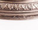 Silver and Crystal Tazza. 19th century German Biedermeier tazza with a 13 silver base and a Image - 4