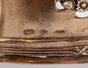 European Glass & Silver Centerpiece. European glass and 800 silver centerpiece, decorated with Image - 3