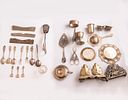 Miscellaneous Silver Items. Miscellaneous silver items lot, various origins including Germany Image - 1