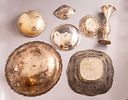 Miscellaneous Silver Items. Miscellaneous silver items lot, various origins including Israel. Image - 1