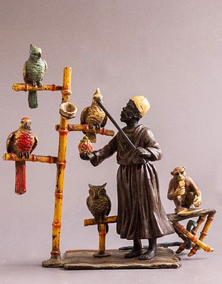 פסל ברונזה, פרנץ ברגמן. פרנץ ברגמן (Franz Xaver Bergmann, 1861 – 1936), פסל ברונזה בצביעה קרה 