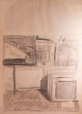 Yadid Rubin (1938-2012), Untitled, 1976, pencil and pastel on paper, sheet's dimensions: 75X55