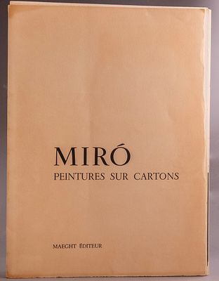 Joan Miro (1893-1983). Joan Miro (1893–1983), Derrière Le Miroir – Peintures Sur Cartons, No. 92