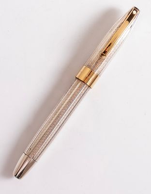 עט רולר, Sheaffer Legacy, כסף סטרלינג. עט רולר תוצרת Sheaffer, דגם Legacy Touch Down, כסף 