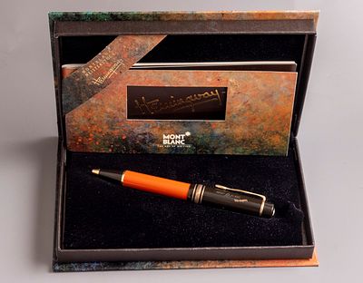 עט כדורי, Montblanc, ארנסט המינגווי, מהדורה מוגבלת. עט כדורי תוצרת מונבלאן, דגם Ernest Hemingway 