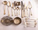 German Silver cutlery Set. 800 Silver cutlery set (partial) for 6 people, Germany. Consisting of Image - 1