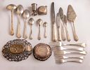 German Silver cutlery Set. 800 Silver cutlery set (partial) for 6 people, Germany. Consisting of Image - 2