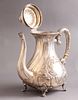 Austro-Hungarian silver kettle. An Austro-Hungarian silver kettle, decorated with reliefs of Image - 3