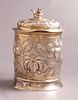 Silver Tankard, Germany. Silver tankard cup with a lid, Germany, Augsburg, 18th century. Image - 4