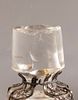 Silver & Glass Decanter, Hanau. German crystal and silver decanter by Wolf & Knell, Hanau, 19th Image - 5