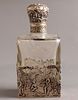 Silver & Glass Bottle, Hanau. Crystal and silver liquor/perfume bottle by Wolf & Knell, Hanau Image - 1