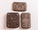 Silver Boxes. Lot of 3 silver boxes, decorated with filigree work of floral motifs. Dimensions: Image - 1