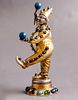 German Silver Figurine, 19th century. German silver figurine of an Arlecchino, 19th century. Image - 2