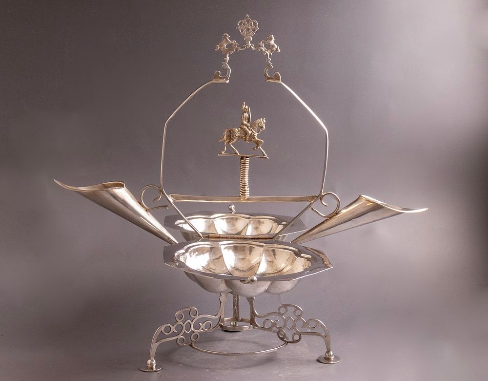 Jewish Iraqi Silver Candy Dish. Jewish Iraqi silver candy dish, Baghdad, early 20th century. The 