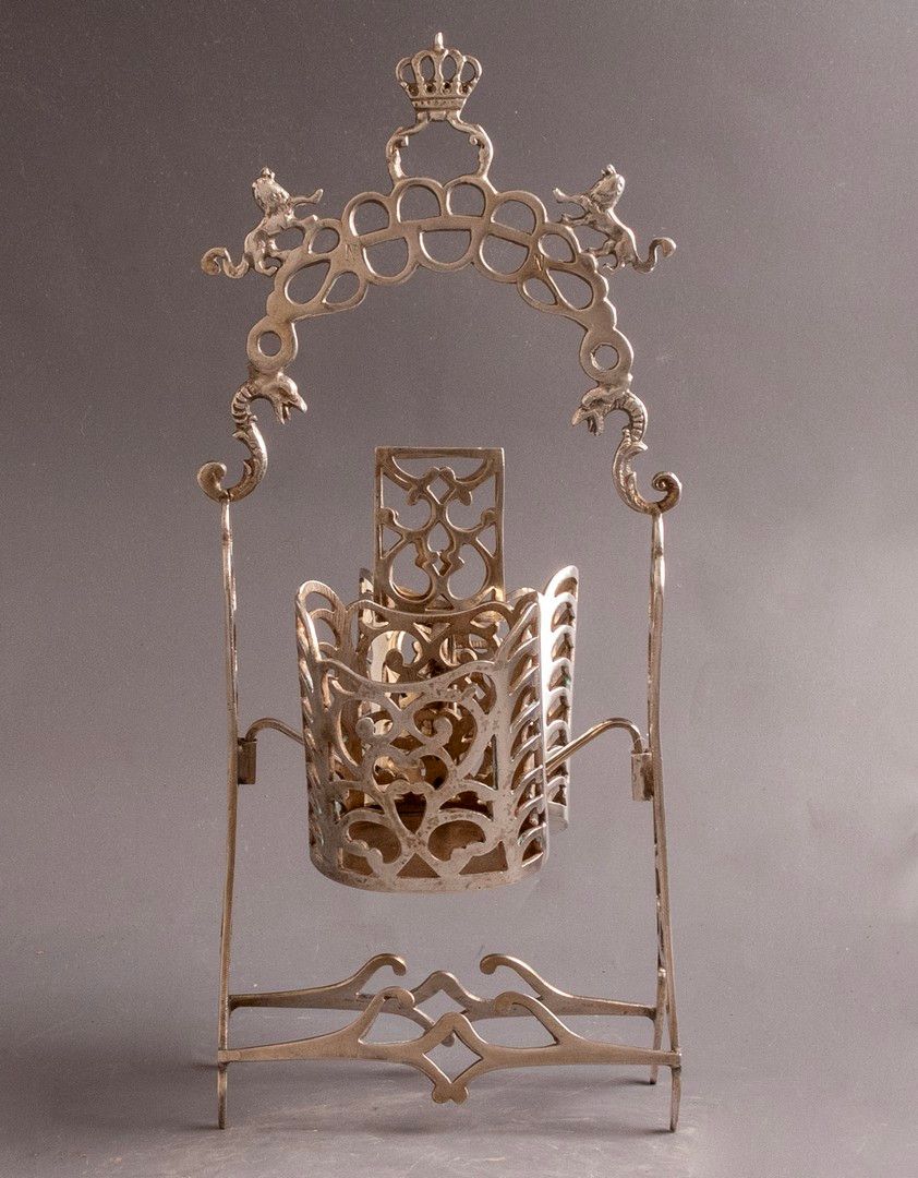 Jewish Iraqi Silver Cigarette Holder. Jewish Iraqi silver cigarette holder, Baghdad, early 20th 