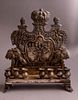 Russian Silver Hanukkah Menorah. Late 19th century 84 silver Hanukkah Menorah by B. Shkarlat Image - 1
