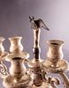 Silver Hanukkah Menorah, Germany, circa 1900. Decorated with openwork and a double-eagle Image - 3