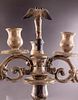 Silver Hanukkah Menorah, Germany, circa 1900. Decorated with openwork and a double-eagle Image - 6