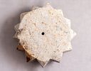 Antique Yemenite Stone Carved Oil Lamp. Antique Yemenite Alabaster carved oil lamp. Diameter: Image - 2
