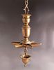 Bronze Jewish Lamp (Judenstern). 19th century bronze Jewish lamp (Judenstern) from Image - 1