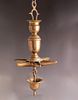Bronze Jewish Lamp (Judenstern). 19th century bronze Jewish lamp (Judenstern) from Image - 2