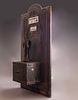 Jewish Charity box. Charity box (tzedakah) made of wood with copper and enamel, Bratislava. Image - 3