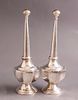 Jewish Silver Rose Water Sprinklers, Iraq. Pair of early 20th century Iraqi silver Rose water Image - 1