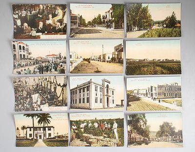 גלויות ארדמן, פלשתינה. לוט 27 גלויות בהוצאת משה ארדמן, ארץ ישראל. במראה ערים שונות בפלשתינה 