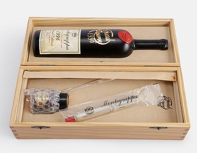 Montegrappa Special Reserve Fountain Pen, Limited Edition, Numbered 0403/2388. Red Celluloid 