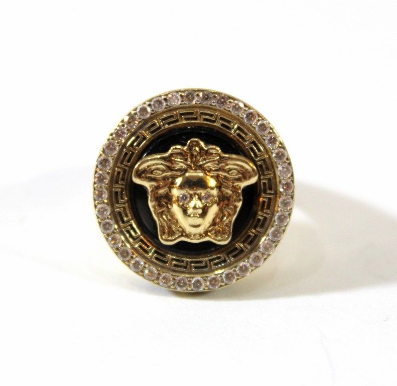 versace gold ring 14k