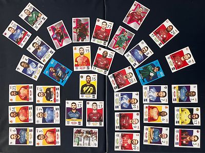 לוט 36 קלפי איסוף, שונים זה מזה , של שחקני ליגת העל הישראלית בכדורגל, מסדרת FOOTBALL STARS 