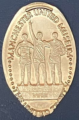 מוזיאון מנצ'סטר יונייטד - מדליה אובלית פרטית מאנגליה.