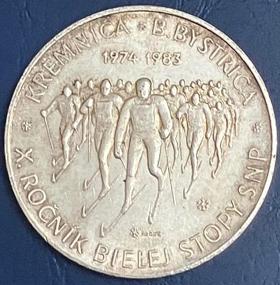 מרוץ הסקי Biela Stopa SNP - מדליית זיכרון מצ'כוסלובקיה, שהונפקה בשנת 1983 לציון אירוע הספורט 