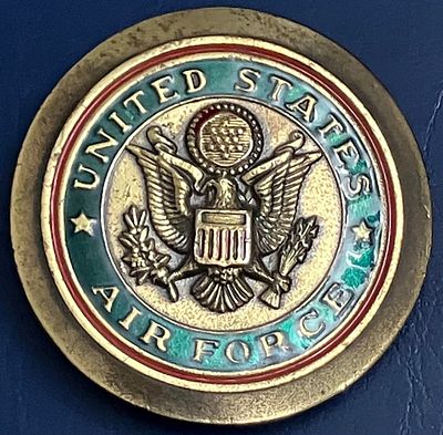 אבזם חגורה של חיל האוויר האמריקאי.