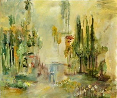 פרלה נשיא, נ.1951. אקריליק על בד. 90 על 100 ס"מ. ציירת ותיקה, יצירותיה נמכרות בארץ, מציגה בתערוכות.