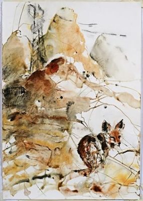 Varda Breger, b.1937, Mixed technique on paper, 100 by 70 cm. Signed. 2019 London Art Biennale 