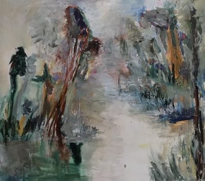 Perla Nassi, Acrylic on canvas, 80 by 60 cm