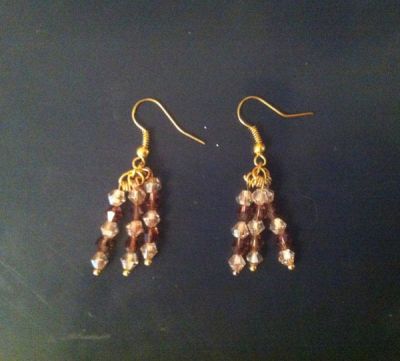 עגילים, חרוזי סברובסקי